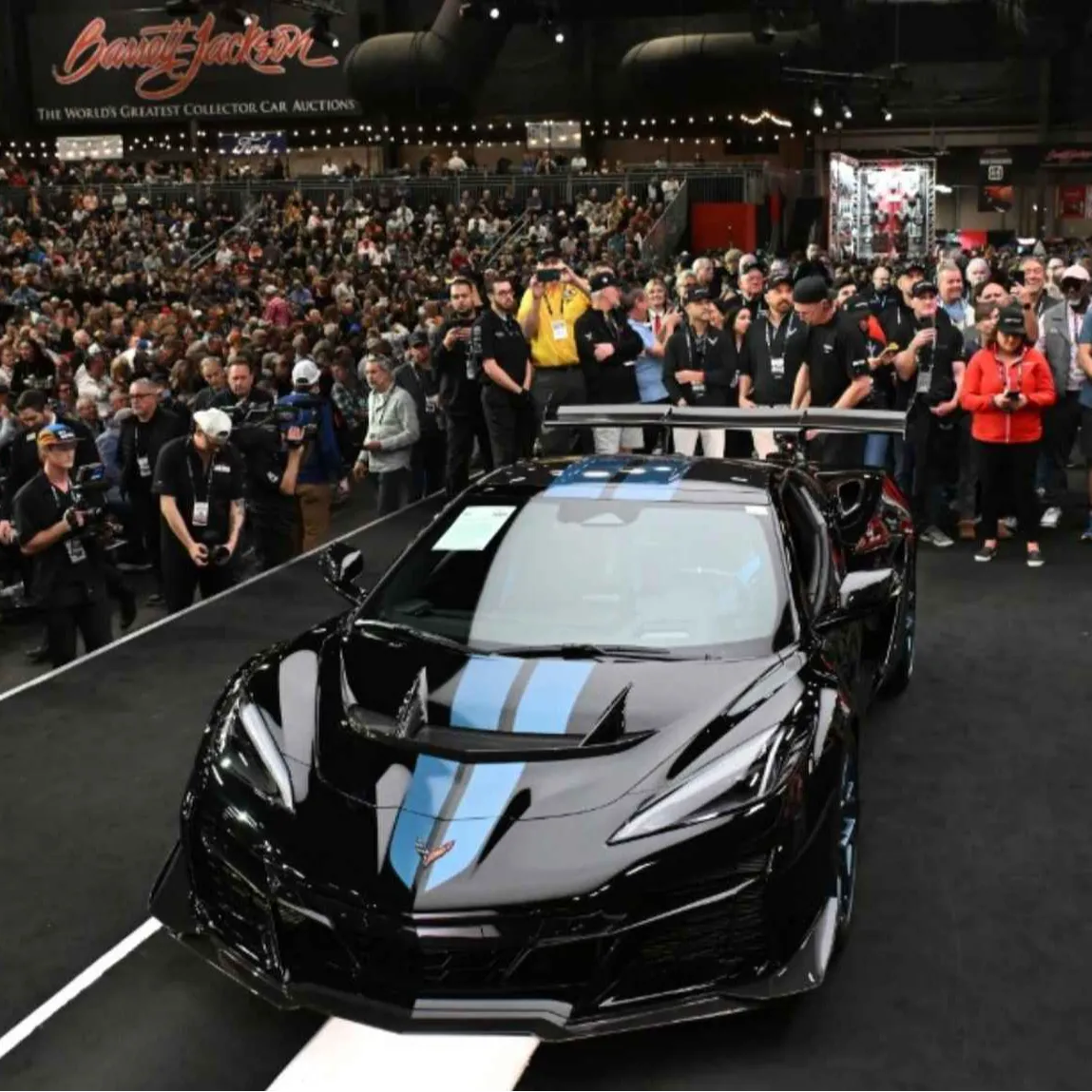 First 2025 Corvette ZR1 Sells for $3.7 Million at Barrett-Jackson