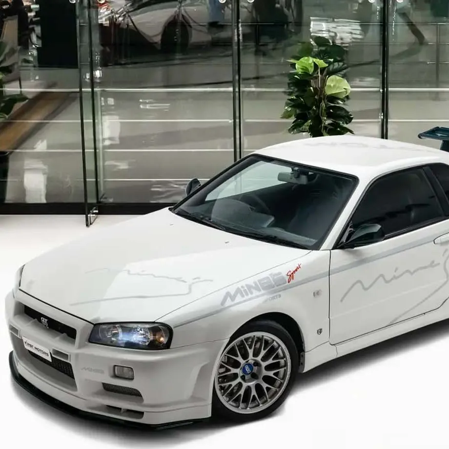 たま Nissan Skyline GT-R Mine's (R34) You got to see it to believe how an awesome this Mines GT-R